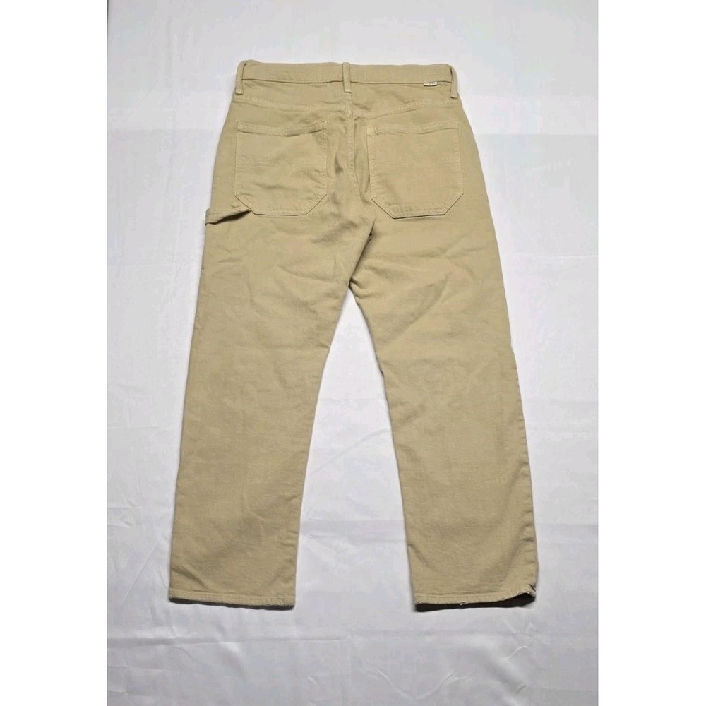 Mother The Ditcher Utility Flood Jeans Womens 27 Straight Fit Denim Khaki - Picture 8 of 10